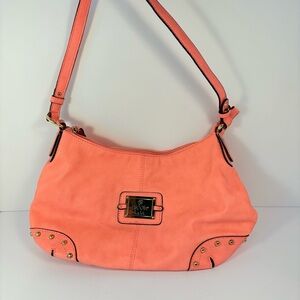 Nicole Coral Pink Classy Shoulder Purse